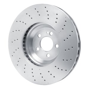 Mercedes-Benz CLS53 AMG Brake Rotor (1) - Front - R1 Concepts - Drilled - `19-`23